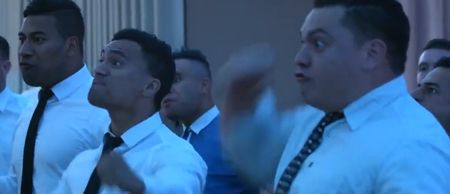 WATCH: Incredibly intense and emotional Haka at New Zealand wedding