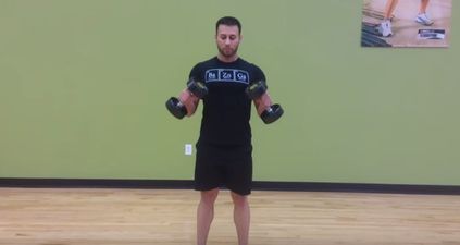Easy Exercise of the Week: Standing Dumbbell Reverse Curl