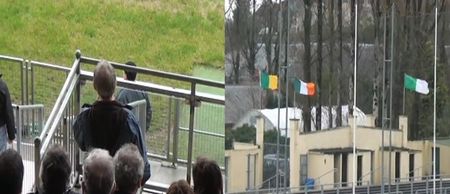 VIDEO: Leitrim GAA official grabs mic and sings national anthem after recording cuts off before game