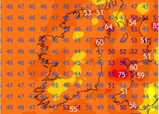 Another weather warning has been issued as winds batter the country