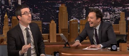 VIDEO: John Oliver was on Jimmy Fallon and talked about his wife rapping with LL Cool J