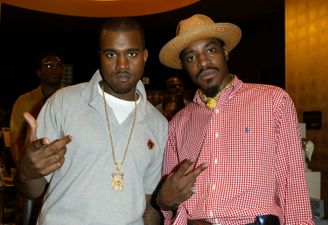 PIC: Andre 3000 invited a random Uber passenger to Kanye West’s studio session