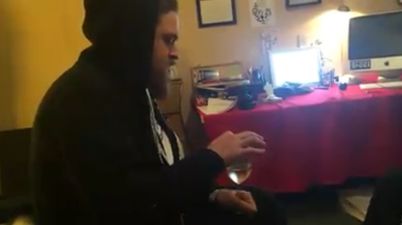 VIDEO: Irish lads discover how to make sweet metal music by rubbing the top of a glass