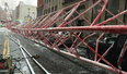 VIDEO: Footage emerges of crane collapse in New York City yesterday