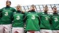 PIC: CJ Stander emotionally sang Amhrán na bhFiann today