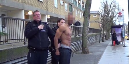 VIDEO: Footage of a man in London peeing himself while being arrested has gone insanely viral