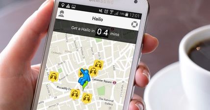 PIC: This map shows just how busy Hailo were this morning because of the Luas strike