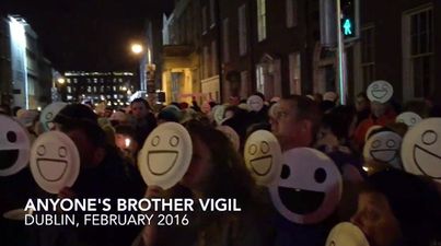 VIDEO: 400 people showing their support for the Anyone’s Brother campaign
