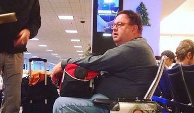 PIC: This is one way to make sure you never lose your luggage