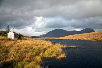 PIC: An amazing photo of a snow cloud over a lake taken in Connemara at the weekend