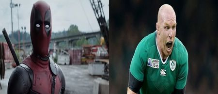 PICS: Lots of people think Deadpool unmasked is a dead ringer for Paul O’Connell