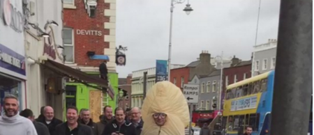 VIDEO: There’s a man dressed as a giant penis walking through Dublin City Centre right now