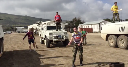 VIDEO: Kilkenny hurler Eoin Larkin takes the Hurling Bin Challenge to the next level