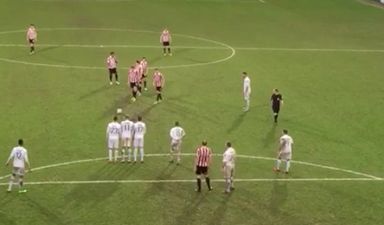 VIDEO: Arguably the worst free-kick routine in the history of football