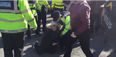 VIDEO: Tense scenes in Waterford between the Gardaí and water protesters as Enda Kenny arrives