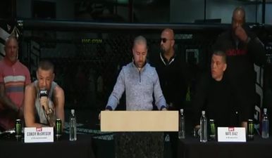 VIDEO: Conor McGregor: “Rafael Dos Anjos broke his foot and his vagina in the same day”