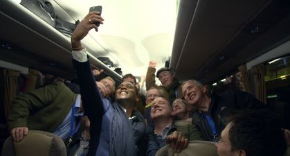 VIDEO: 20 Irish football fans surprised with the trip of a lifetime to Arsenal v Barcelona with Patrick Kluivert