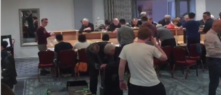 VIDEO: The key to a ballot box in Sligo-Leitrim was lost, so counters used a hacksaw