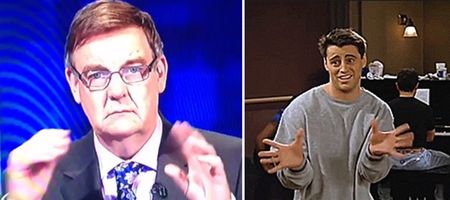 VIDEO: Bryan Dobson had us all laughing as he gave an expert ‘jazz hands’ impression