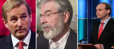 Gerry Adams rules out a Sinn Fein coalition with the main Irish parties