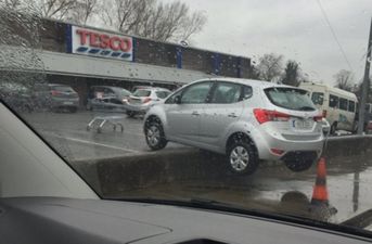 PICS: We may have found an effort at parking that’s worse than this