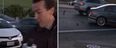 VIDEO: TV reporter narrowly escapes being hit by a car during live broadcast