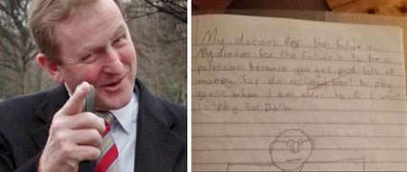 PIC: This primary school student has perfectly summed up a career in Irish politics