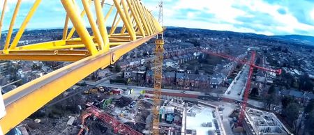 VIDEO: This view of Dublin from a crane’s perspective is as brilliant as it is scary