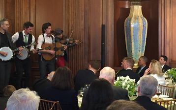 PICS: Irish banjo band perform for President Obama in The White House
