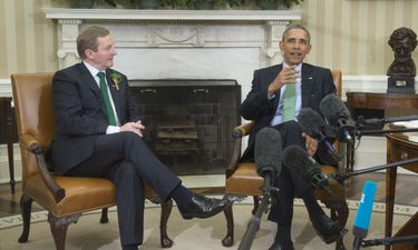 PIC: Take a look at the very Irish-themed Paddy’s Day hamper Enda Kenny has given Barack Obama