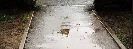 PIC: Girl in Maynooth captures puddle that looks ridiculously like Ireland