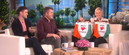VIDEO: The Irish duo who sang THAT Adele mashup were on Ellen and got very special presents