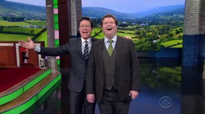 VIDEO: Stephen Colbert’s Paddy’s Day tribute is just a bit cringeworthy