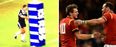 VIDEO: Did everyone else see the touch judge for Wales v Italy running straight into the post?