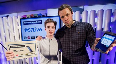 VIDEO: The winner of the Carphone Warehouse #S7Live competition has been announced