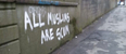 PICS: Anti-muslim graffiti goes up in Dublin and is quickly turned into something much nicer