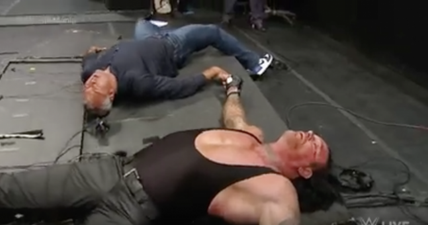 VIDEO: Shane McMahon put The Undertaker through a table and their match at Wrestlemania 32 could be epic