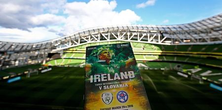 Here’s the Ireland team to play Slovakia tonight