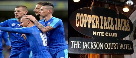 PICS: Two Irish fans partied with Martin Skrtel and Marek Hamsik in Coppers last night
