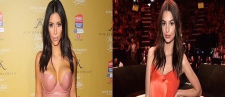 PIC: Kim Kardashian and Emily Ratajkowski unite for topless selfie to send powerful message about sexuality