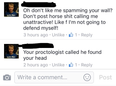 Mum shoots down her son for sharing a misogynistic picture on Facebook