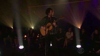 VIDEO: Hozier’s superb performance on James Corden’s Late Late Show
