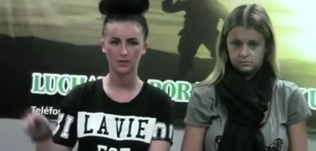 PIC: A fancy dress costume inspired by Michaella McCollum and Melissa Reid