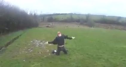 VIDEO: Tipperary man makes the most of the windy Irish weather and channels his inner-Michael Jackson in a field