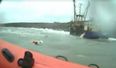 VIDEO: Heroic RNLI volunteers rescue three fishermen from sinking trawler in horrendous conditions in Kinsale