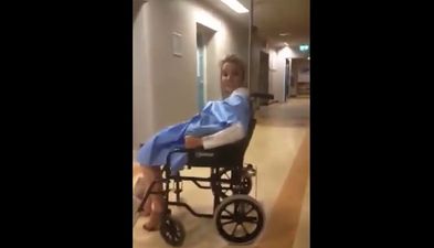 VIDEO: Bride-to-be ends up in hospital needing stitches, and then this happens…