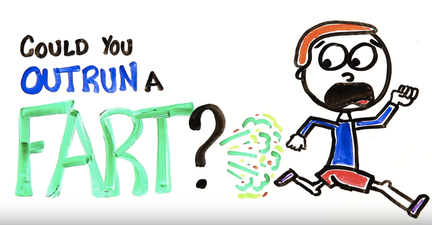 Is it possible to escape the smell of a fart?