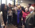 VIDEO: President Higgins is stopped in his tracks by this young singer in Tralee
