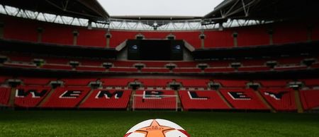 An Everton fan and his five-year old son are on their way to Wembley thanks to the power of Twitter