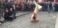 WATCH: Crowds in Temple Bar go wild for Dancing Jesus